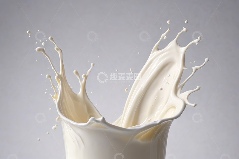 高清大图下载【趣麦麦图】飞溅的牛奶素材