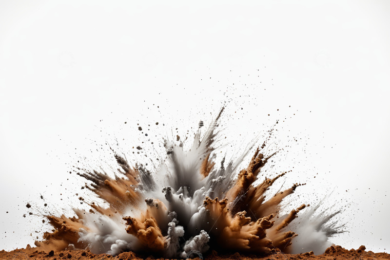 高清大图下载【趣麦麦图】粉末爆炸瞬间素材