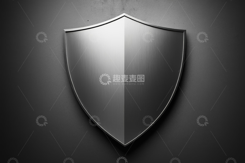 高清大图下载【趣麦麦图】金属盾牌图标素材