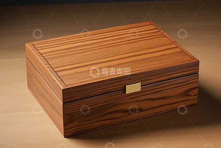 木质盒子特写素材