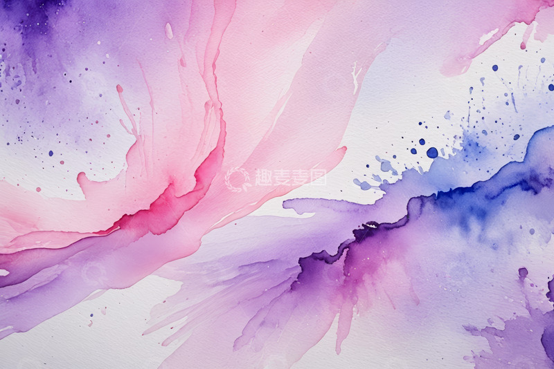 高清大图下载【趣麦麦图】抽象水彩艺术背景