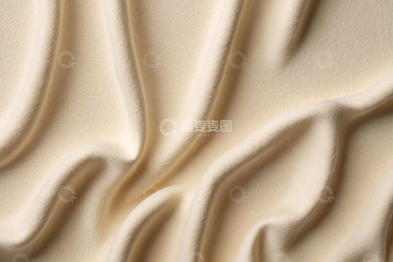 高清大图下载【趣麦麦图】米白色柔软布料纹理
