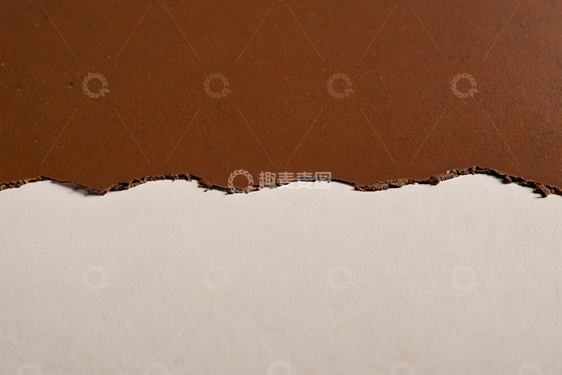 高清大图下载【趣麦麦图】棕色材质撕裂边缘特写