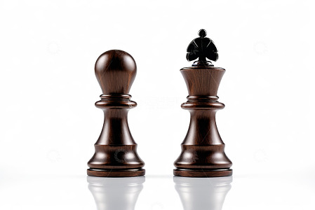 国际象棋棋子特写