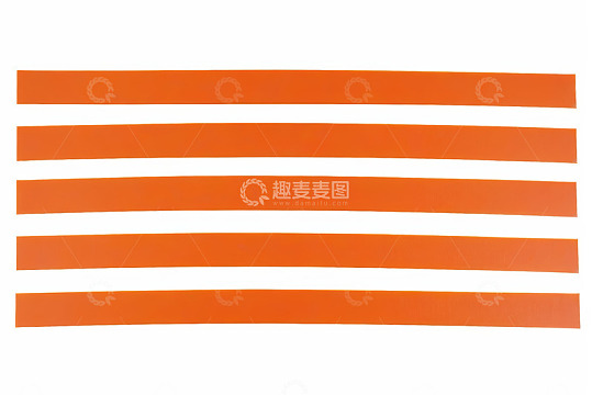 橙色长条物品特写