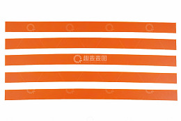 橙色长条物品特写