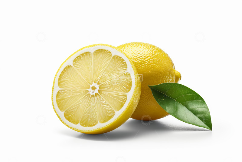 高清大图下载【趣麦麦图】新鲜柠檬及柠檬切片
