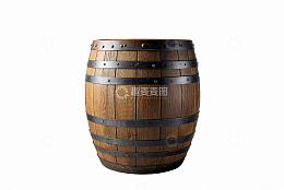 木质酒桶特写素材