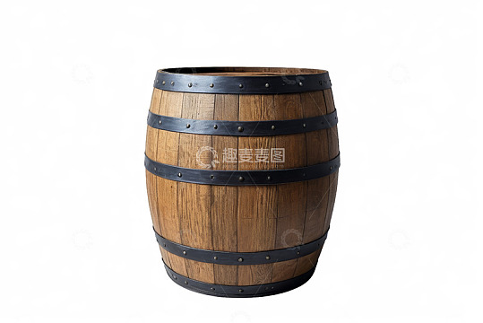 木质酒桶特写