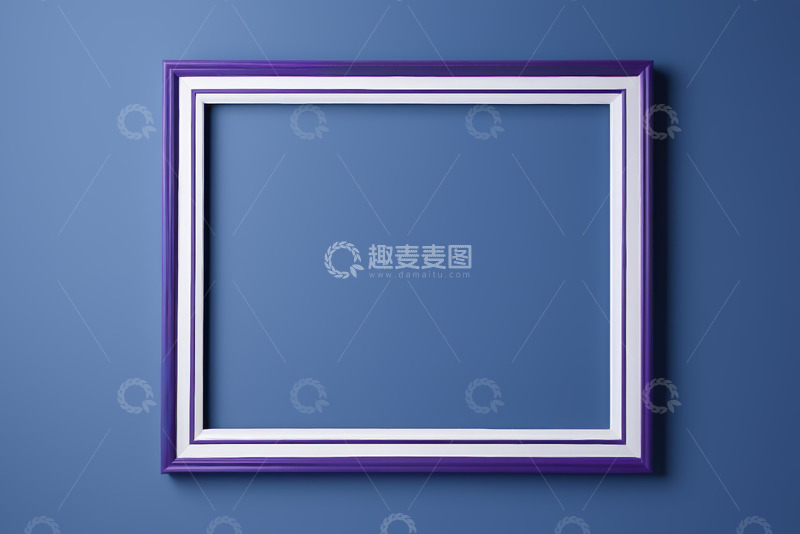 高清大图下载【趣麦麦图】紫色边框框架背景图