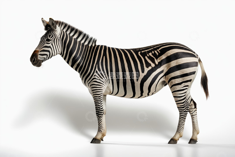 高清大图下载【趣麦麦图】站立斑马特写