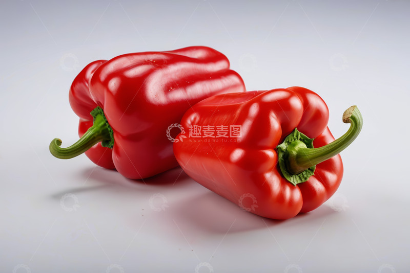 高清大图下载【趣麦麦图】红甜椒微距特写
