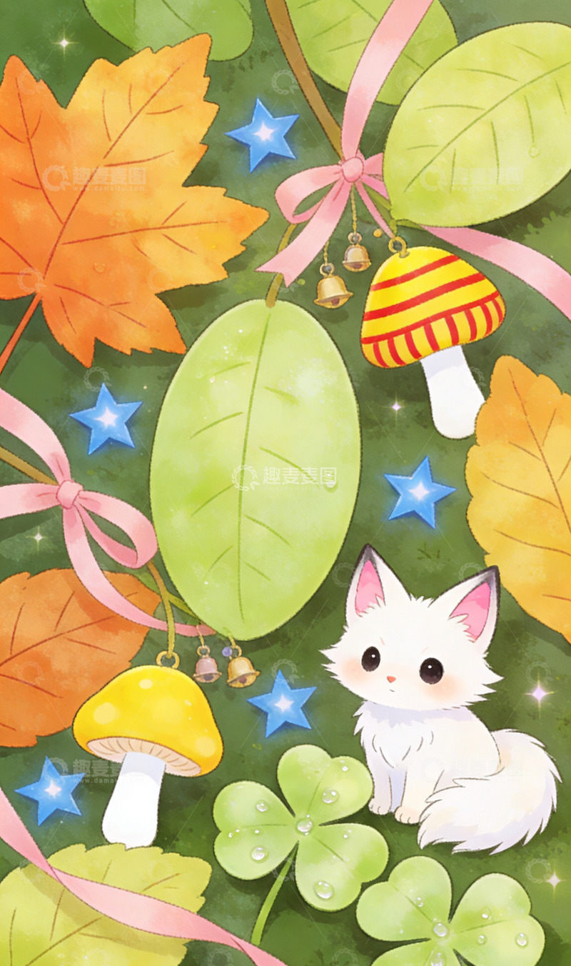 高清大图下载【趣麦麦图】卡通可爱壁纸
