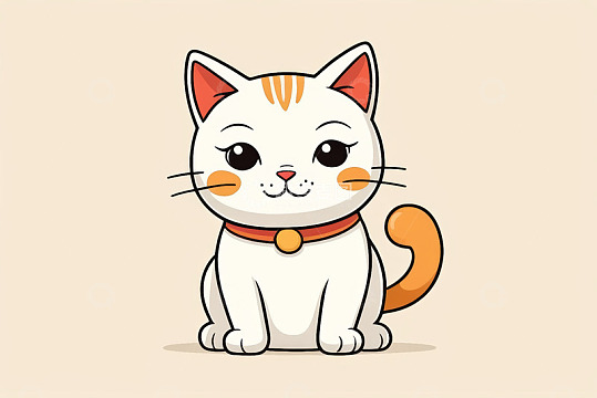 可爱卡通小猫形象