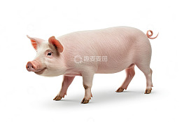 粉色小猪特写