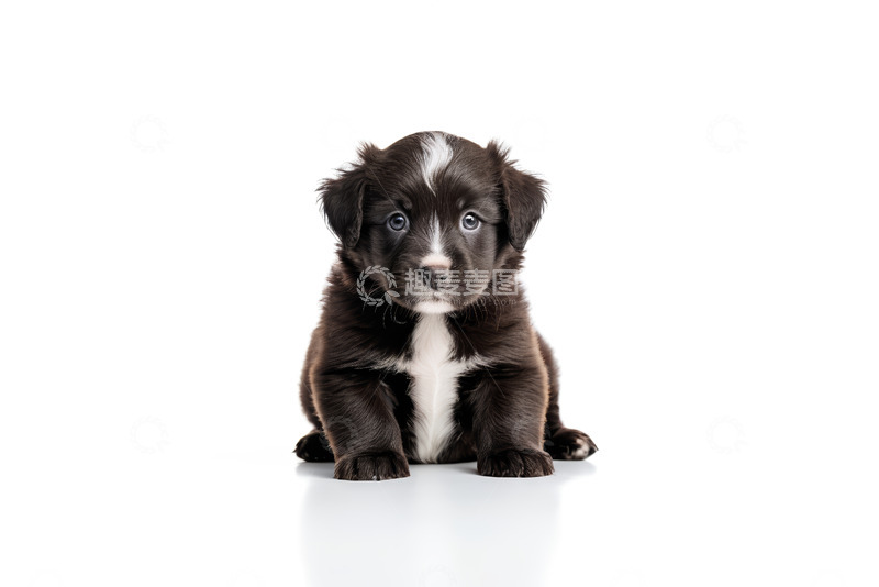 高清大图下载【趣麦麦图】可爱小狗正面特写