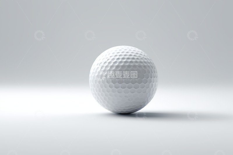 高清大图下载【趣麦麦图】白色高尔夫球静物展示