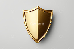 金色盾牌图标
