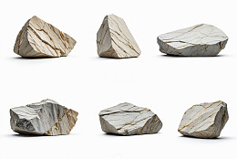 多视角岩石素材