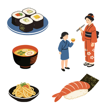 日式美食插画集