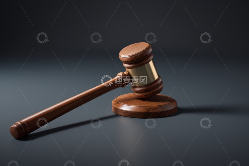 高清大图下载【趣麦麦图】法律主题木槌特写