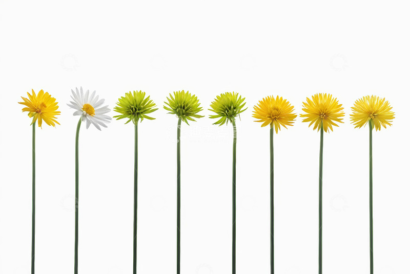 高清大图下载【趣麦麦图】多色花卉排列特写