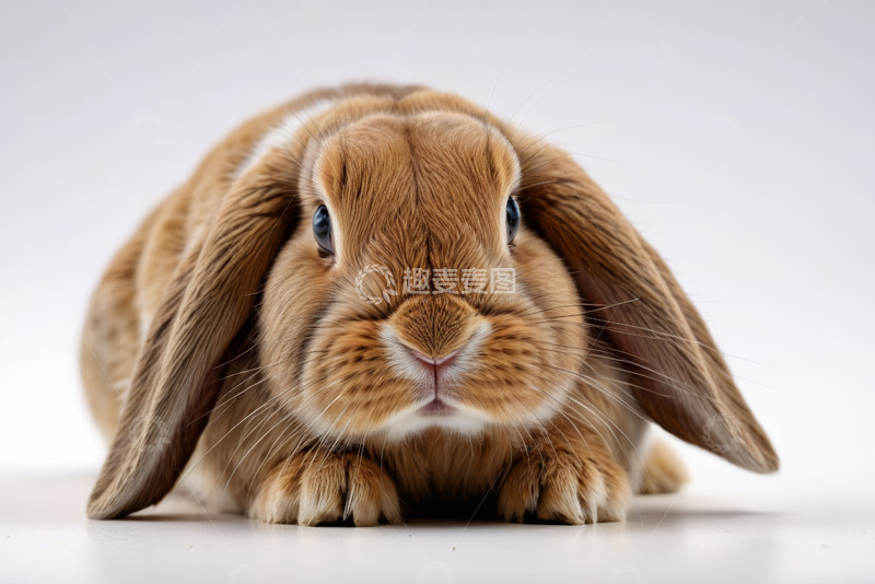 高清大图下载【趣麦麦图】可爱垂耳兔特写