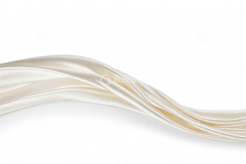 高清大图下载【趣麦麦图】白色丝绸飘动画面