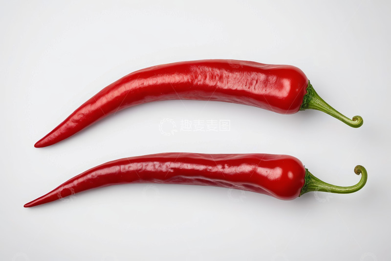 高清大图下载【趣麦麦图】两个红辣椒特写
