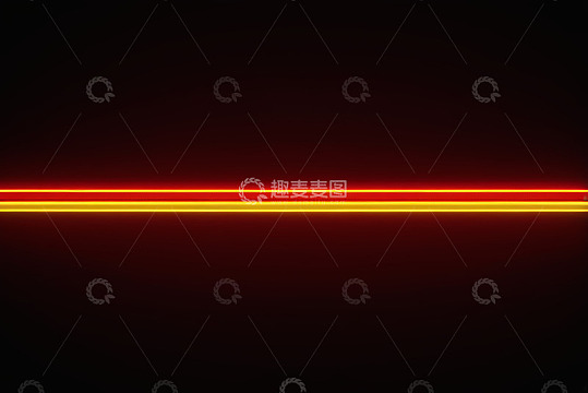 黑色背景红色黄色发光线条