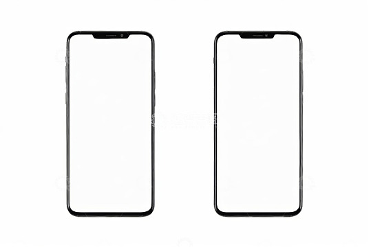 两部智能手机并列展示