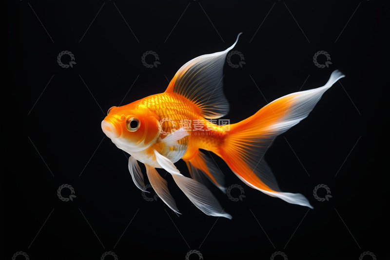 高清大图下载【趣麦麦图】特写金鱼素材