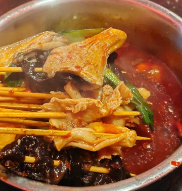 红油火锅串串香美食摄影