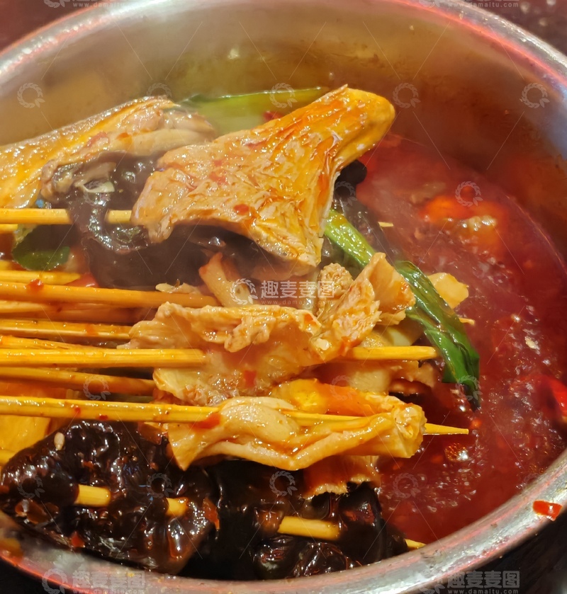 高清大图下载【趣麦麦图】红油火锅串串香美食摄影
