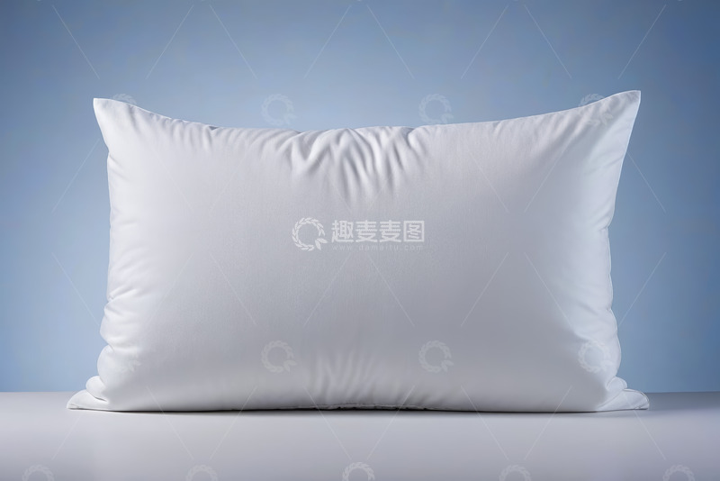 高清大图下载【趣麦麦图】白色枕头静物展示
