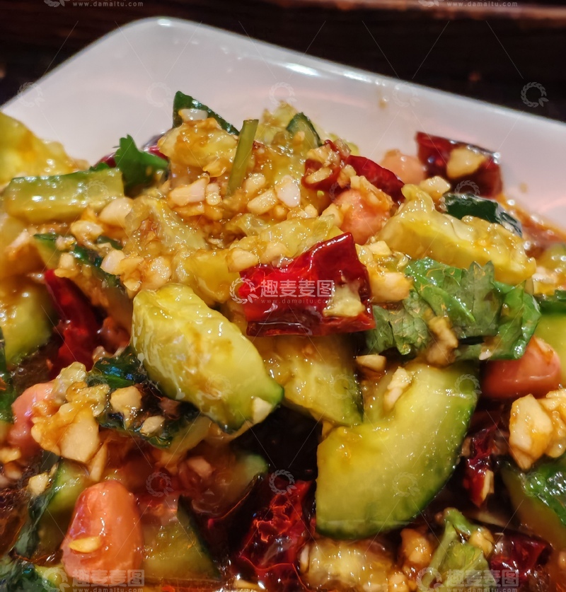 高清大图下载【趣麦麦图】色彩缤纷凉拌菜美食摄影