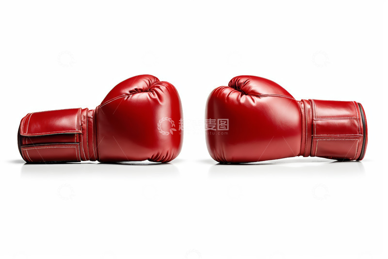 高清大图下载【趣麦麦图】红色拳击手套特写