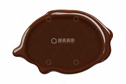 液态巧克力平面特写