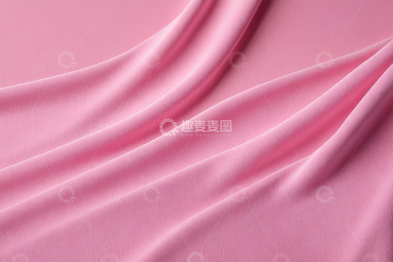 高清大图下载【趣麦麦图】粉色织物丝绸质感素材