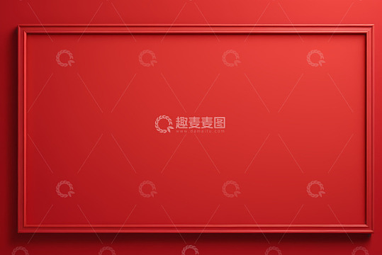 红色背景中的红色框架