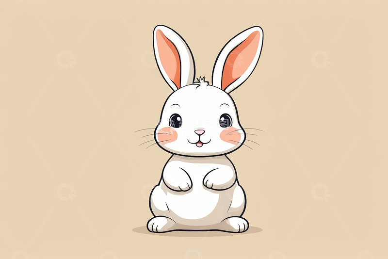 高清大图下载【趣麦麦图】可爱卡通兔子形象