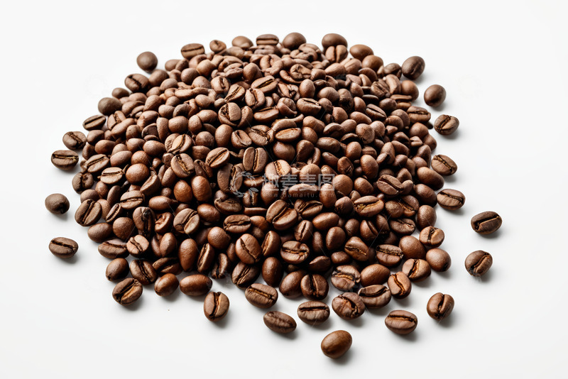 高清大图下载【趣麦麦图】一堆烘焙咖啡豆特写