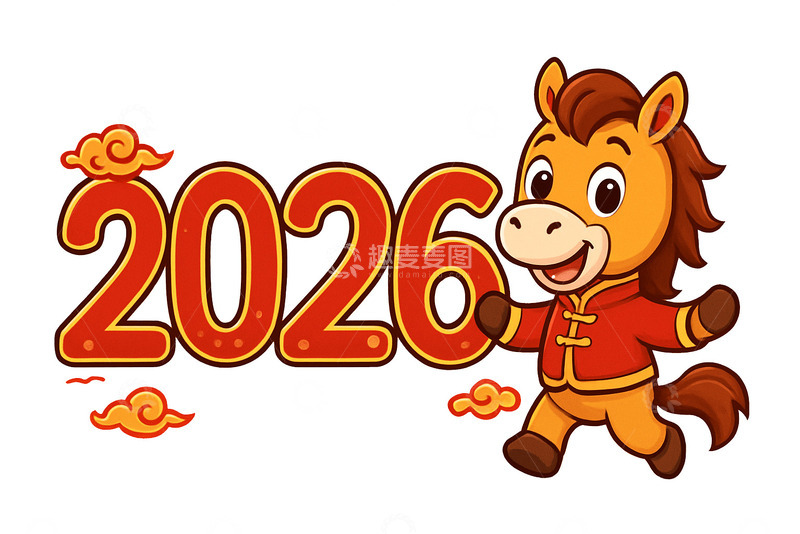 高清大图下载【趣麦麦图】2026艺术字2