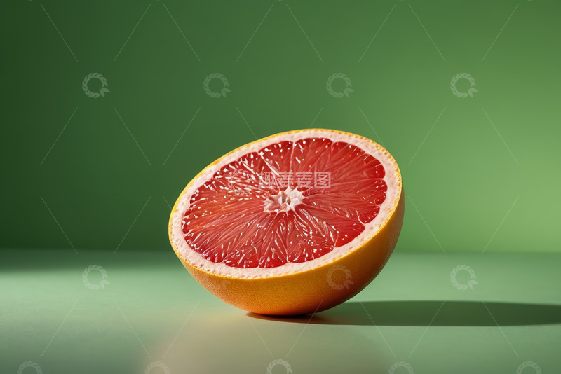 高清大图下载【趣麦麦图】半个西柚特写