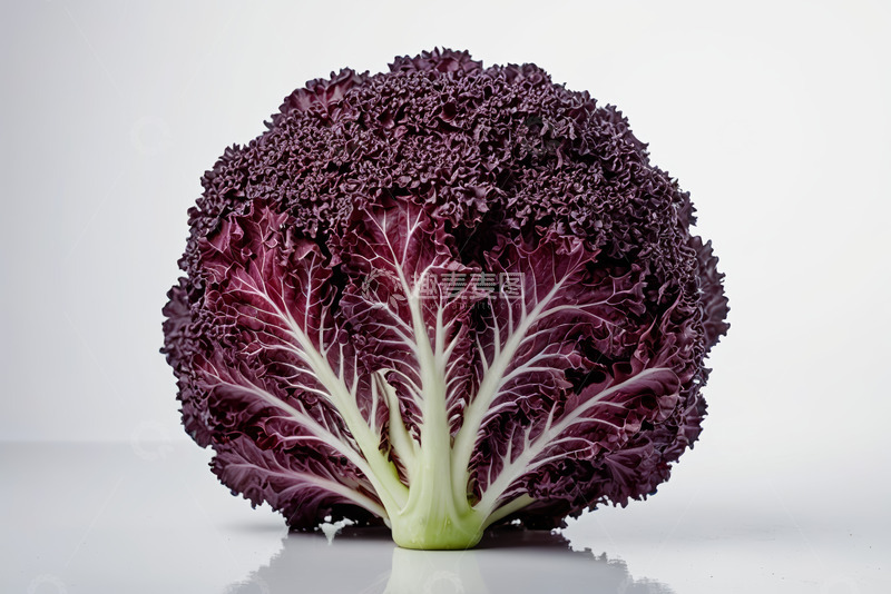 高清大图下载【趣麦麦图】紫色卷心菜特写