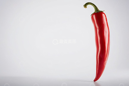 红色辣椒特写素材