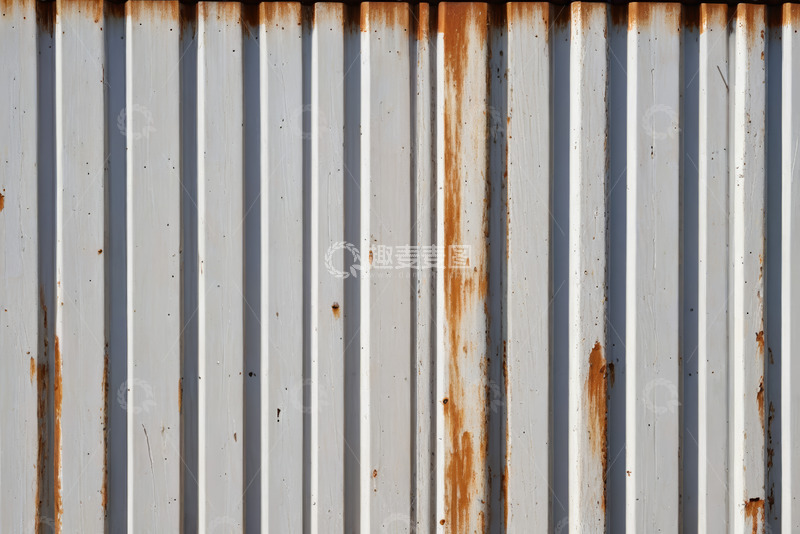 高清大图下载【趣麦麦图】生锈波纹金属板纹理