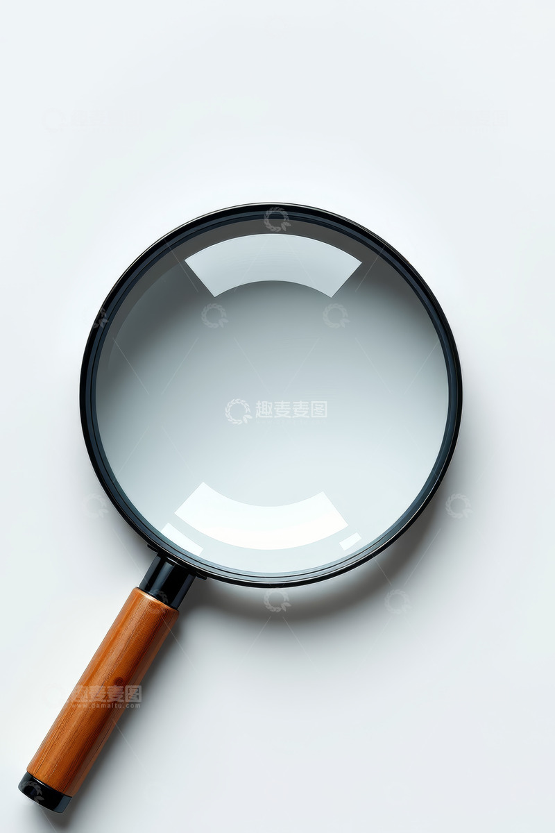 高清大图下载【趣麦麦图】放大镜特写素材