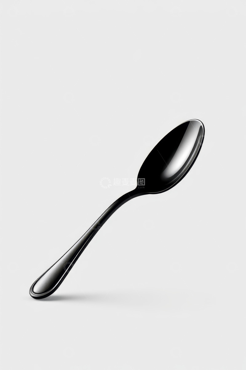 高清大图下载【趣麦麦图】黑色勺子特写素材