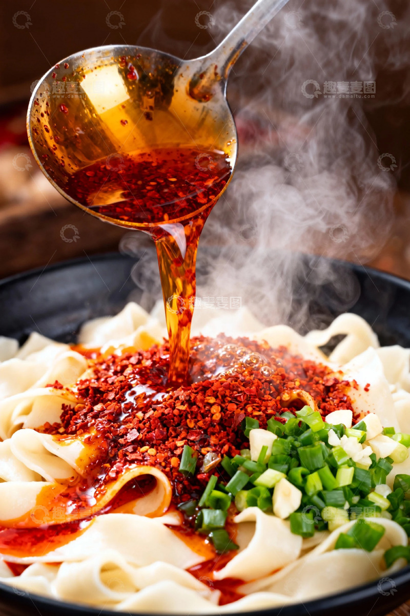 高清大图下载【趣麦麦图】红油泼面美食摄影